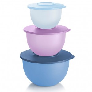 Tupperware Impressions Classic Bowl Set White | 94780GAFQ