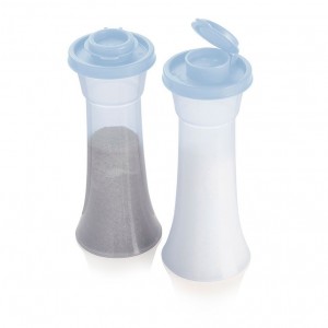 Tupperware Large Hourglass Salt And Pepper Shakers White | 30496QNSZ