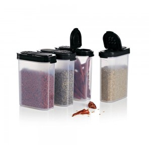 Tupperware Large Spice Shakers Black | 42715DLTW