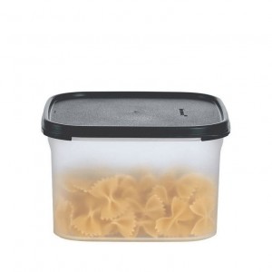 Tupperware Modular Mates Square 2 Black | 03415ATLP