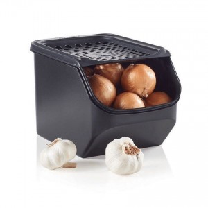 Tupperware Onion & Garlic Smart? Container Black | 59038GPJK