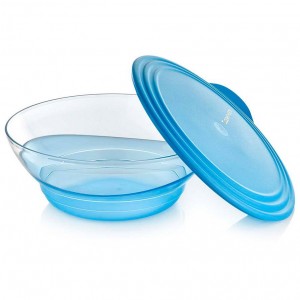 Tupperware Sheerly Elegant Large Bowl Azure | 89047NWPB