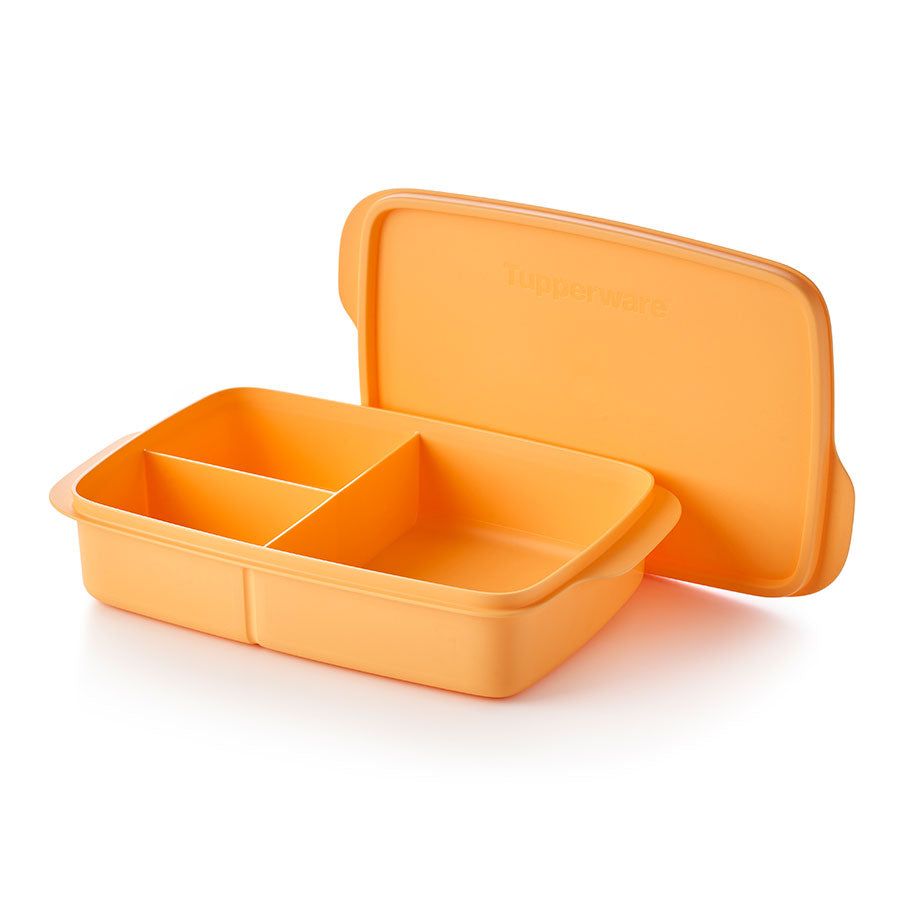 Tupperware Eco+ Lunch-it Large Container sOrange Taffy | 31249RLBW