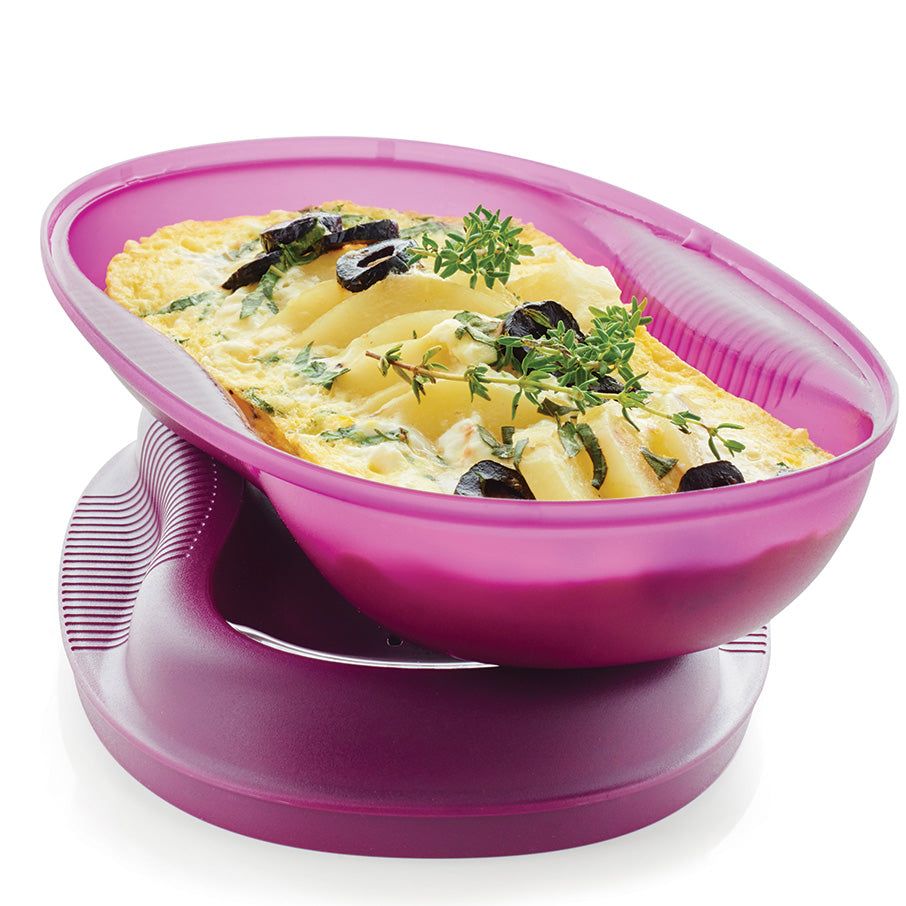 Tupperware Microwave Breakfast Maker Set Purple | 27410MEVP