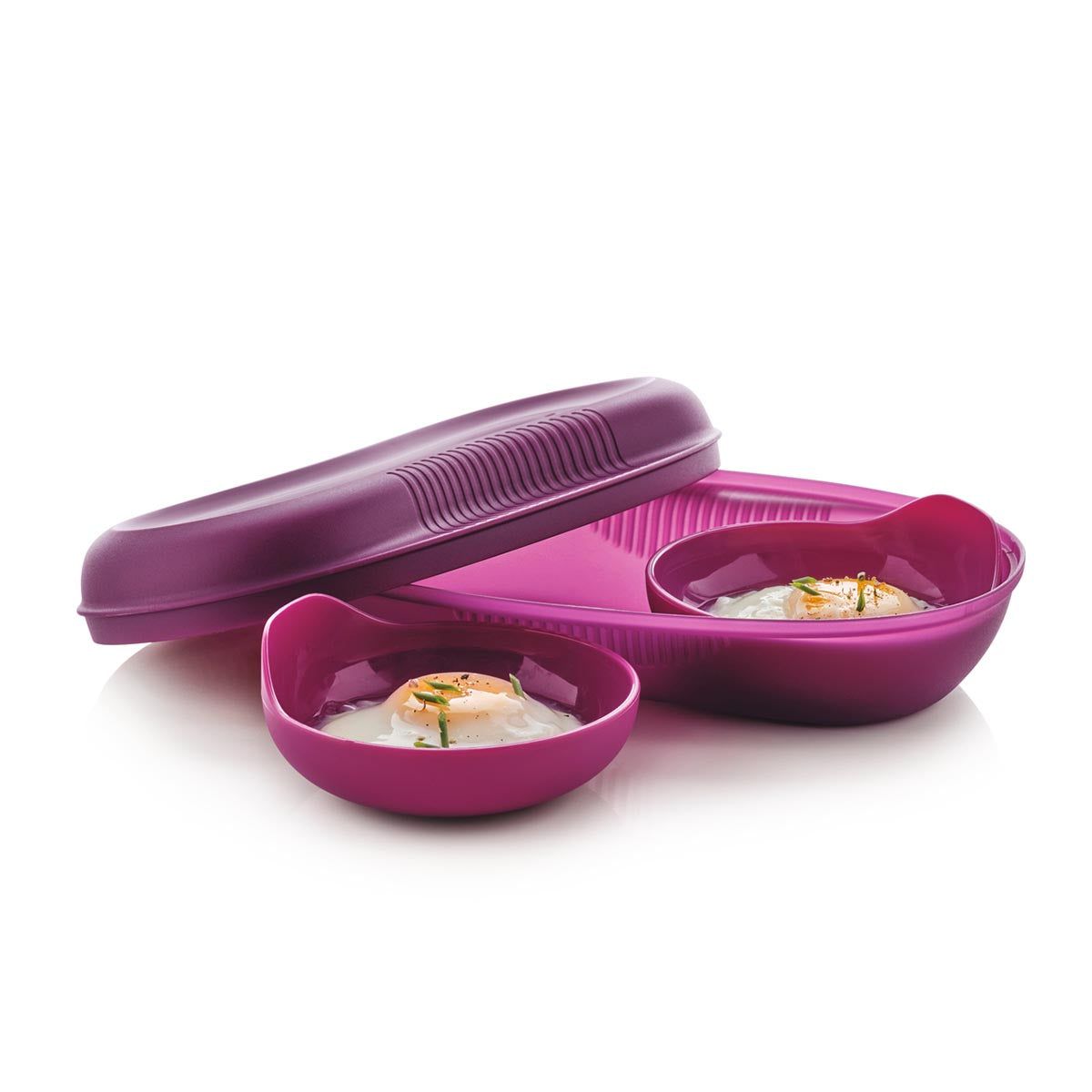 Tupperware Microwave Breakfast Maker Set Purple | 27410MEVP