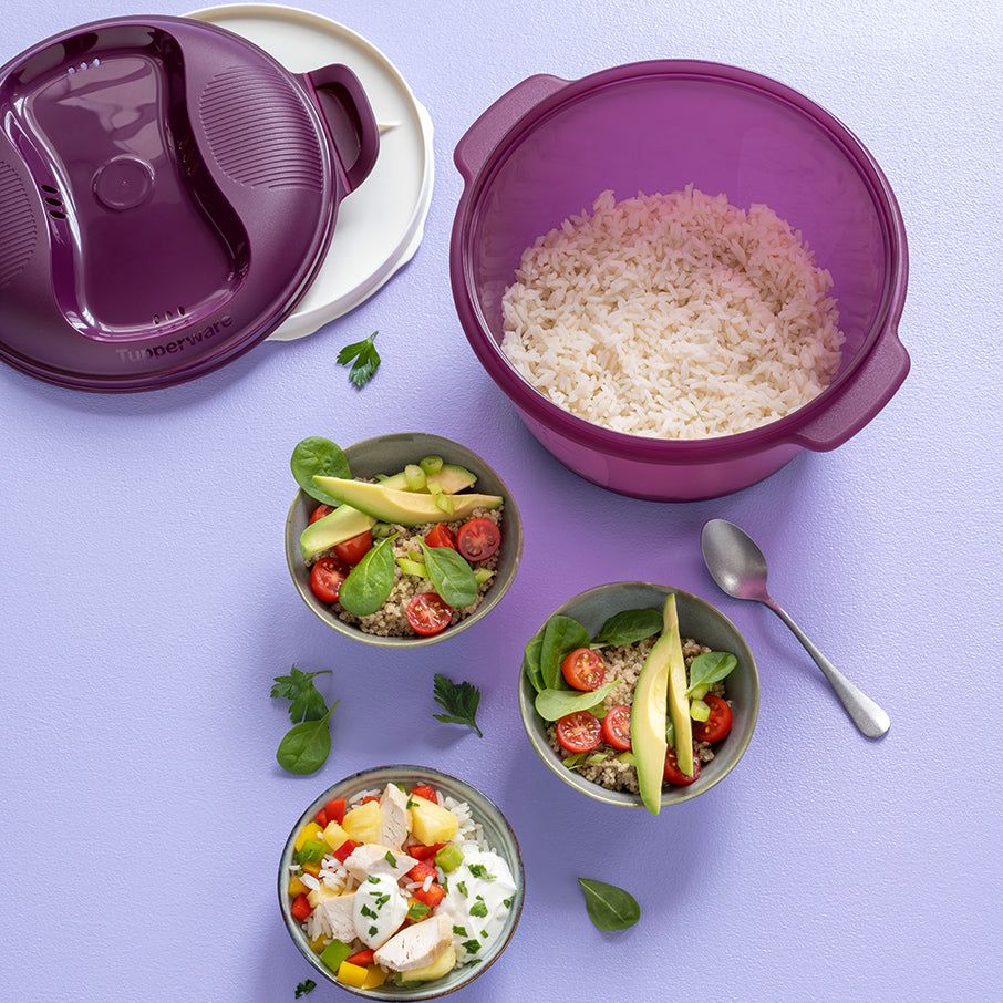 Tupperware Microwave Rice Maker Purple Cabbage | 57862SUVT