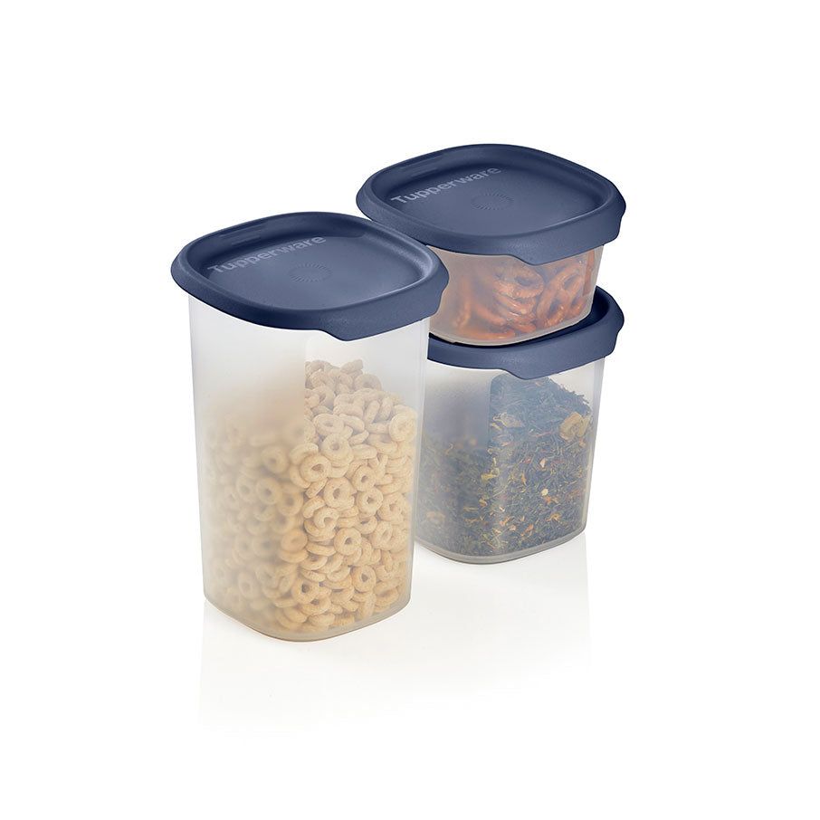 Tupperware One Touch Fresh Small Square 1 1/2-cup/370 Ml Nocturnal Sea | 21398HSUD