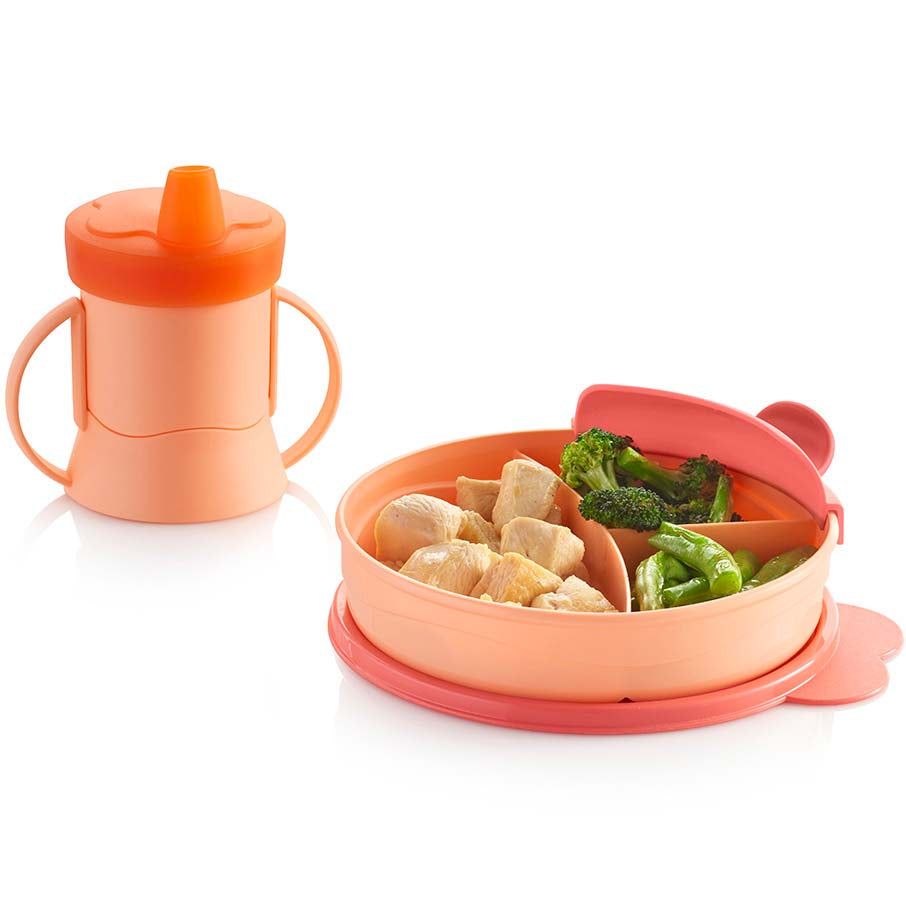 Tupperware Tupperkids Feeding Set Coral / Orange | 51260RWVX