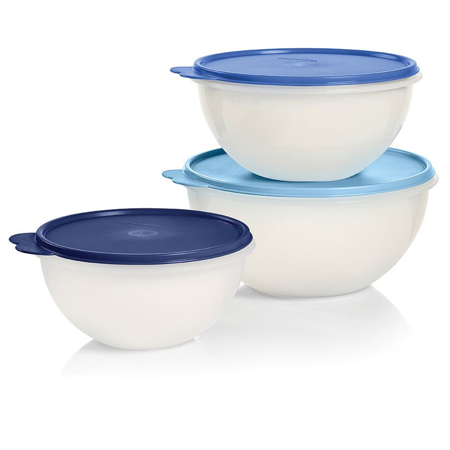 Tupperware Wonderlier Bowl 3-pc. Set sIce Cube | 01698BYKT